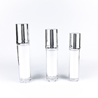 Double Layer Transparent Vacuum Bottle Acrylic Emulsion Skin Care Essence
