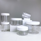 200ML 250ML Round Empty Plastic Cream Jar Cylinder PET Bottle With Screw