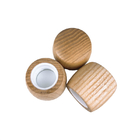 Bamboo Wooden Screw Cap Leakage Proof 18mm 20mm 24mm 28mm