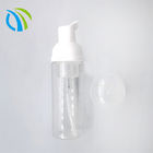 White Plastic Foaming Bottles Pump Mini Travel Size Foam Dispenser Bottle for Cleaning, Travel, Cosmetics Packaging
