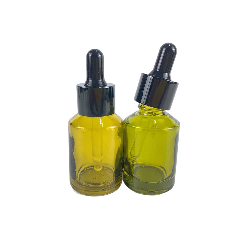 18/415 Cosmetic Glass Dropper Bottle Green 30ml Empty Perfume Bottle