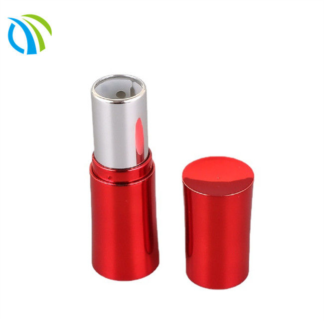 Eco 15g Lipgloss 5.5ml Lip Balm Containers Tubes 72mm ABS Red