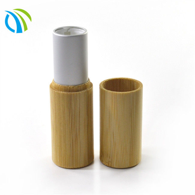 Biodegradable Cylinder 10g Lip Balm Containers Tubes PP 3oz ABS Body