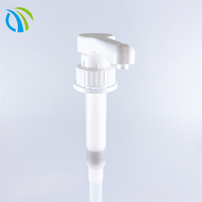 43mm Food Chocolate Syrup Pump Dispenser 43/410 White PP Tube 5cc