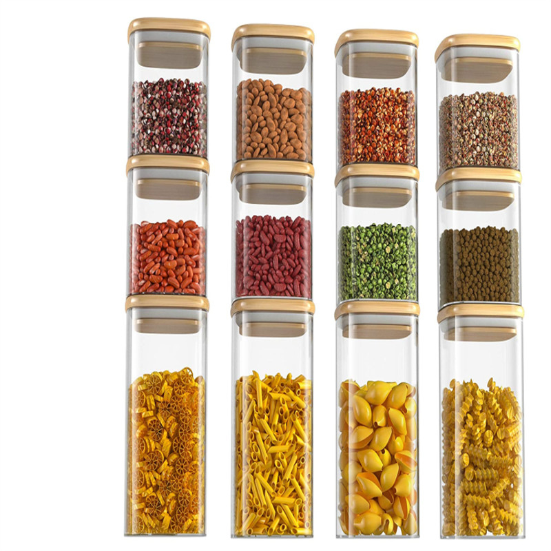 Eco Friendly 65mm 50ml Glass Food Storage Jars With Cork Lids