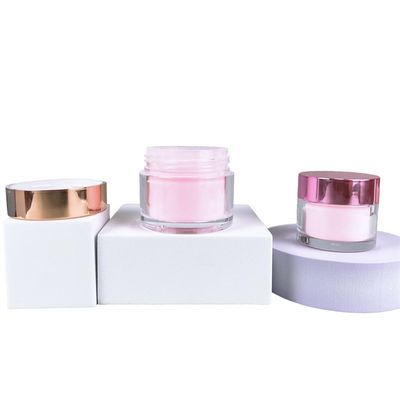 Round Bottom Frosted Cosmetic Cream Jar PET High Impact Resistance