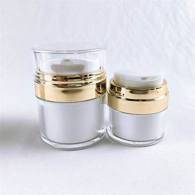 50ml Cosmetic Packaging Plastic Acrylic Airless Pump Cream Jar