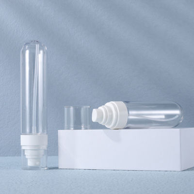 Cosmetic Packaging Inverted Round Perfume Bottle 50ml With Pump Mist Spray Cap