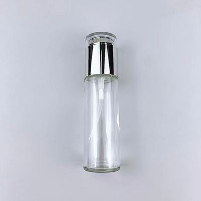 Lotion Bottles for Lotion Body Wash Shampoo Conditioner transparent glass cosmetic bottle with sprinkler