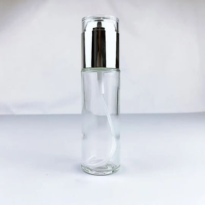 Lotion Bottles for Lotion Body Wash Shampoo Conditioner transparent glass cosmetic bottle with sprinkler