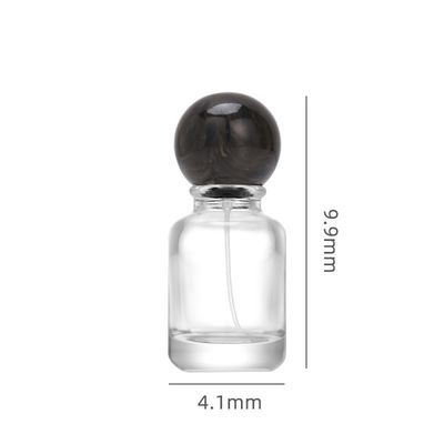 30ml/50ml/100ml pressed transparent 15 bayonet glass perfume bottle