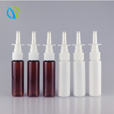 Nose Cleaner 18mm Nasal Spray Pumps Ribbed 10/410 55mm White